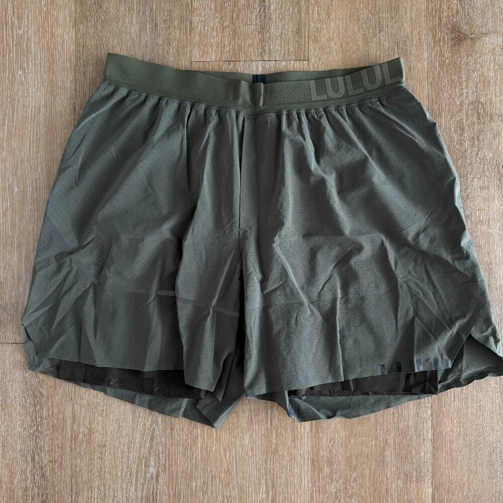 lululemon - Surge Lined 6" (Special Edition) - Large - Olive